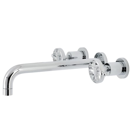 Kingston Brass KS8051RX Wall Mount Tub Faucet, Polished Chrome KS8051RX